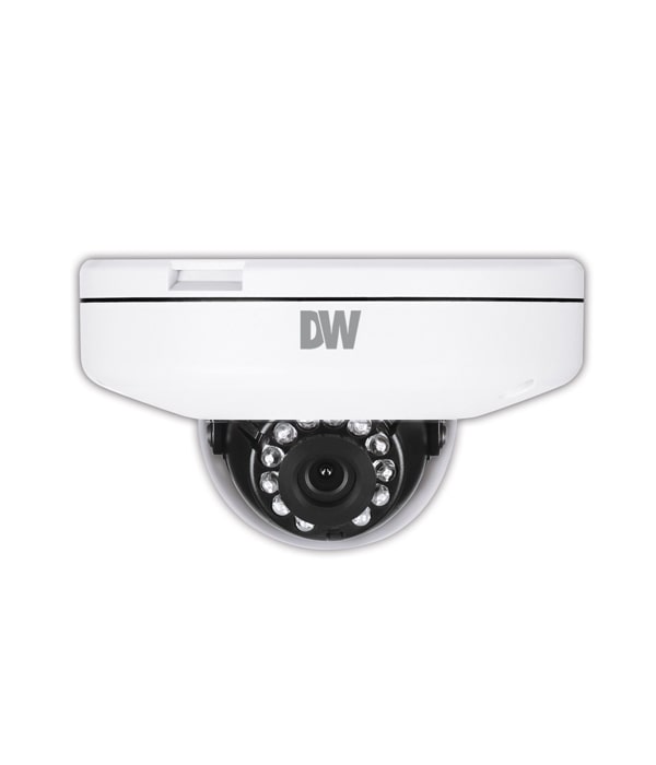 Digital Watchdog DWC-MPF5WI4TW 5 Megapixel Ultra-Low Profile Vandal Dome IP Camera with IVA+, 4mm Lens