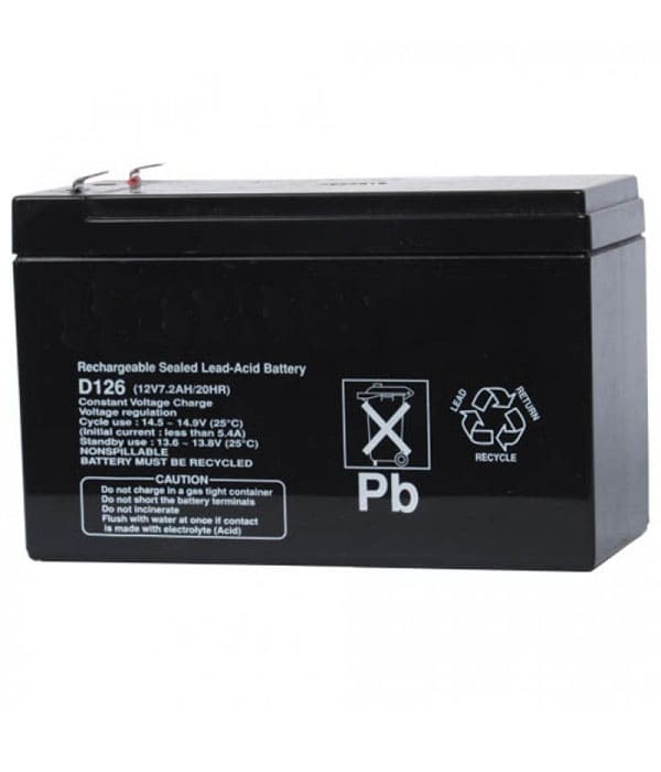 BOSCH SECURITY SYSTEMS D126 Battery, 12V 7ah