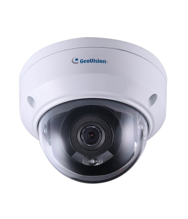 GeoVision GV-TDR2700-0F 2MP IR H.265 Outdoor Mini Dome IP Security Camera with 2.8mm Fixed Lens