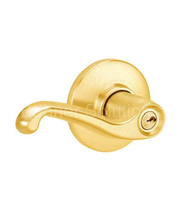 Schlage Commercial S80PD-FLA-605-LH-16-203-10-025 S80PD Flair Storeroom Lock - LH