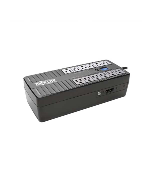 Tripp-Lite ECO850LCD 850VA UPS Eco Green LCD 120V USB RJ11 5-